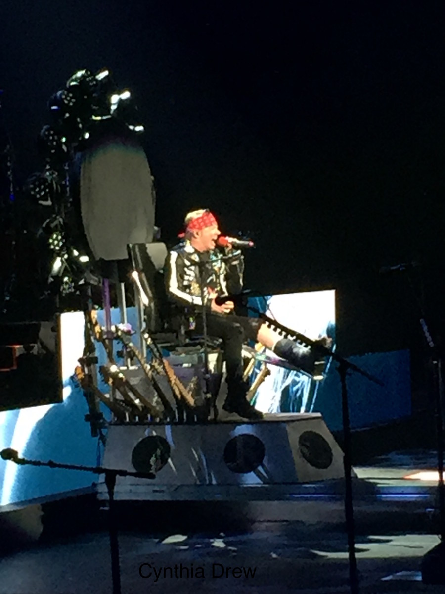 Axl Rose on the Throne