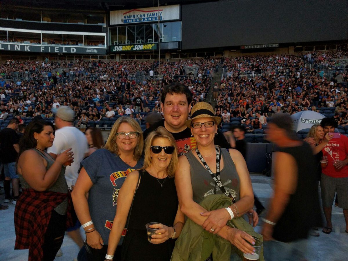 Jill, Cynthia, Evan, and Jenn August 12, 2016 Century Link Field Seattle, Washington