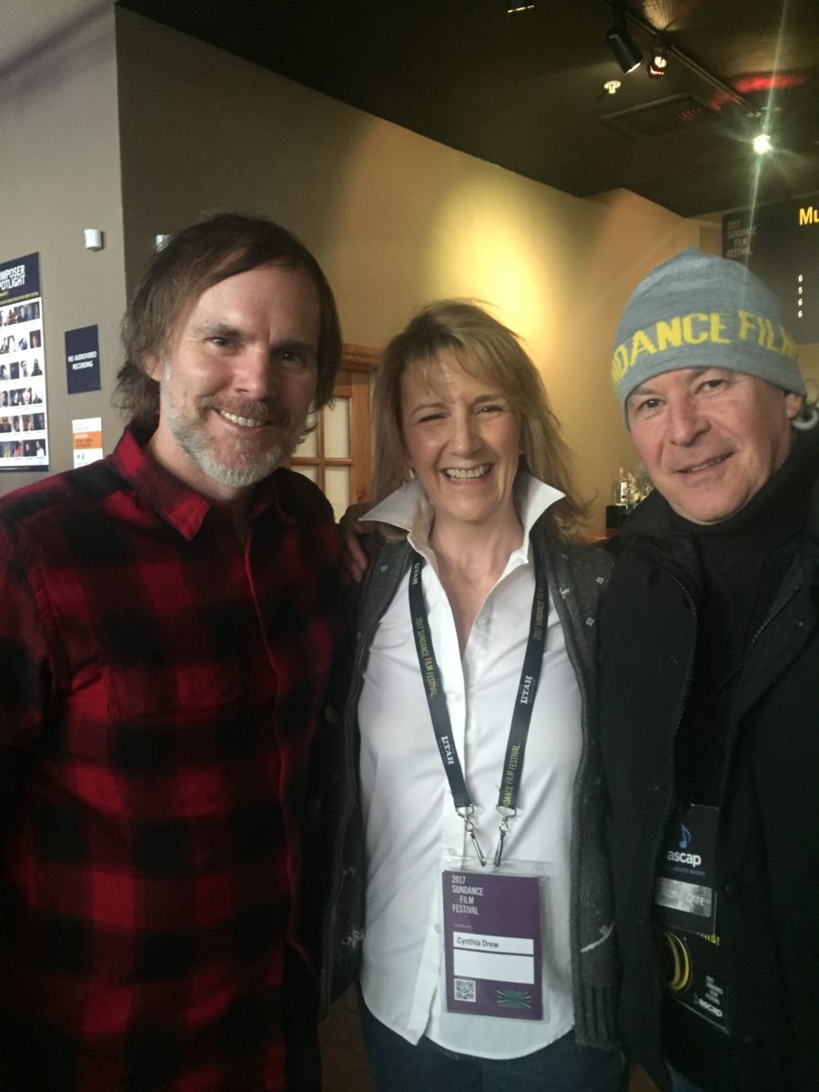 Erik Philbrook, Cynthia Drew, and Andy Morris ASCAP Music Cafe 2017 Sundance Film Festival