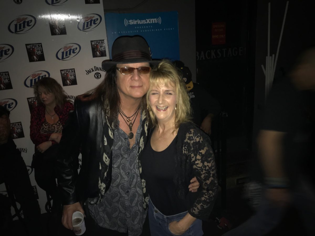 With UJN Founder Chuck Wright December 30, 2018 Dizzy Reed Hookers & Blow at The Whisky A Go Go
