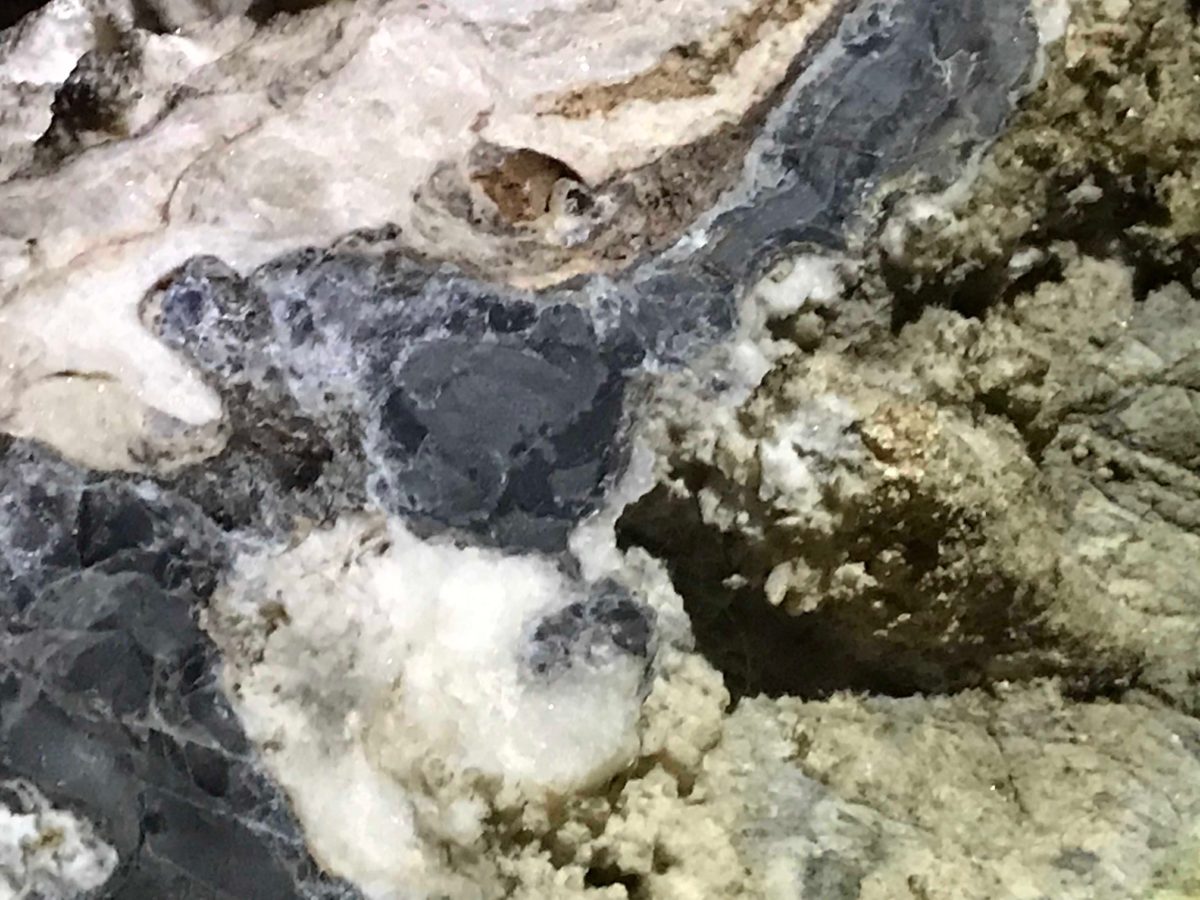 Limestone inside Sterkfontein Cave